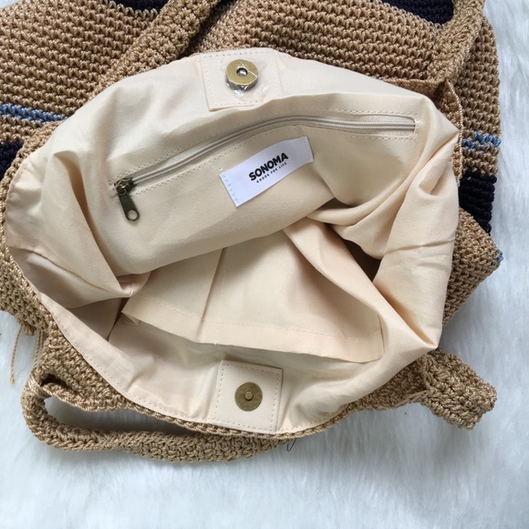 NWT Sonoma Crocheted Shoulder Bag - Picture 7 of 10